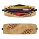 thumbnail image 2 of Easygdp Vintage Baseball para Estuche de Lápices de Cuero, Estuche de Papelería de Cuero, Estuche de Gran Capacidad con Cremallera, 2 of 7