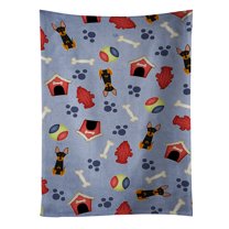 Carolines Treasures BB2722KTWL Dog House Collection English Toy Terrier Kitchen Towel 15 X 28" multicolor