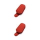 thumbnail image 4 of Scienceny Soporte para gafas de sol, soporte para gafas, suministros para coche, colgador de gafas multifuncional multicolor de cuero PU, Clip Rojo 2piezas, 4 of 6