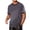 Purple, variant on Mens Fashion Casual T-Shirt Summer Short Sleeve Crew Neck Jacquard Embroidered Sports Tops (2XL, Red)