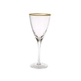 thumbnail image 1 of Classic Touch WIG855 Wine Glasses with Gold Reflection, Set of 6, 1 of 1