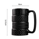 thumbnail image 2 of Taza de Cerámica en Forma de Llantas Apiladas Negras HappyWare Llantas Apiladas, 2 of 3