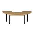 thumbnail image 2 of Wood Designs HPL2264HCRCA1829 Half Circle High Pressure Laminate Table With Adjustable Legs, 18-29 in., 2 of 2