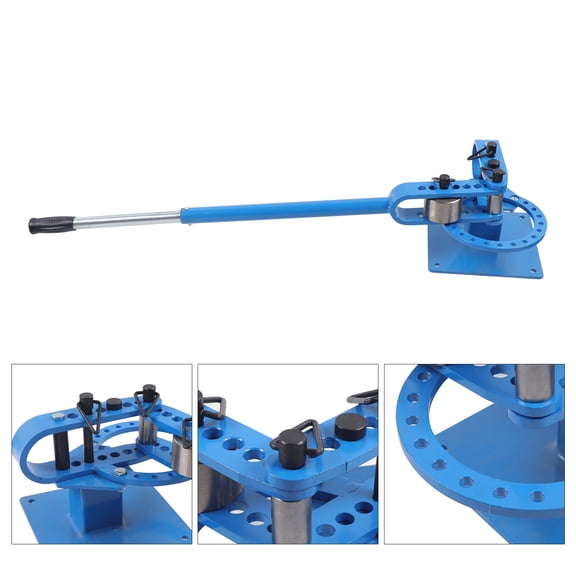 Premium Pipe Tube Bender Inch Manual Tube Bender & 7 Dies Tubing Metal Used in the Building Industry, Chemical Plants