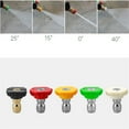 thumbnail image 2 of 5pcs Spray Nozzles Spray Connectors Nozzle Tips Adapters Kit Universal for High Pressure Washer Sprayer, 2 of 5