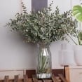 thumbnail image 6 of 1 pc Artificial Eucalyptus Stems Faux Eucalyptus Leaves Stems Fake Eucalyptus Branches for Wedding Bouquet Home Decor, 6 of 8