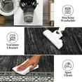 thumbnail image 6 of Memoryfield 9'x12' Area Rug, Modern Bordered Washable Rugs Soft Foldable Accent Rugs for Indoor Living Room Bedroom, Black, 6 of 7