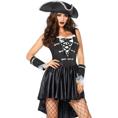 Leg Avenue Women's Captain Black Heart Pirate