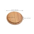 thumbnail image 2 of 4 tapas de madera para tazas, reutilizables, para teteras, bebidas calientes, 2 of 7