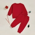 thumbnail image 4 of NAFUU Girls Fall Clothing Set Baby Girl Clothes Outfits Long Sleeve Pullover Tops And Pants With Holiday Embroidery Christmas Party Wear Leisure Versatile 3-6 Months, 4 of 4