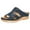 Dark Blue, variant on Womens Shoes Summer Clothes Summer New Style Plus Size Casual Wedge Heel Adult Women's In-line Sandals
