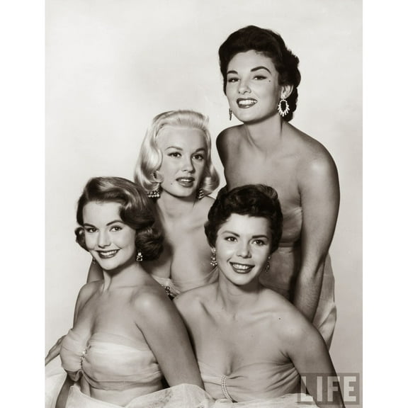 LIFE Magazine Cover - Allison Hayes, Myrna Hansen, Colleen Miller, and Mamie Van Doren Photo Print (8 x 10)