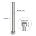 thumbnail image 2 of Straight Ejector Pins, 7mm Dia 65Mn Steel Round Tip Punch 100 Length for Mechanical 2Pack, 2 of 5