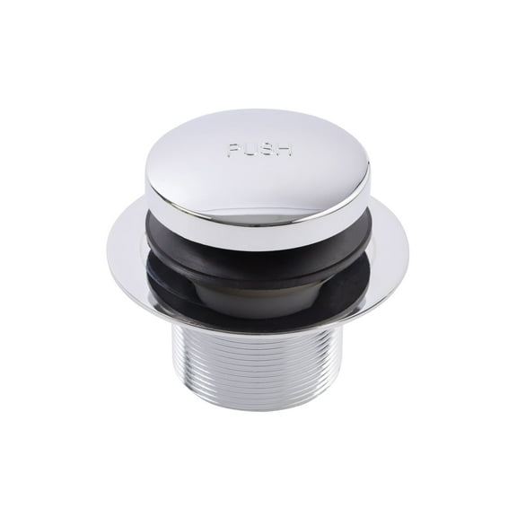 SUPPLYGIANT Tip Toe Bath Drain Assembly, 1-3/8 Inch Drain Stopper, Chrome Plated Finish