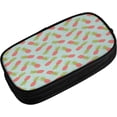 thumbnail image 2 of Pineapple Doodle Polka Dot Pencil Case Large Capacity Large Pen Holder Pouch, 2 of 4