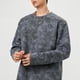 thumbnail image 3 of Sudadera sin capucha para hombre, estilo casual, a la moda, con cuello redondo, holgada, de gamuza, con lazo, manga larga, para jóvenes, blusas activas, camisetas para hombre., 3 of 4