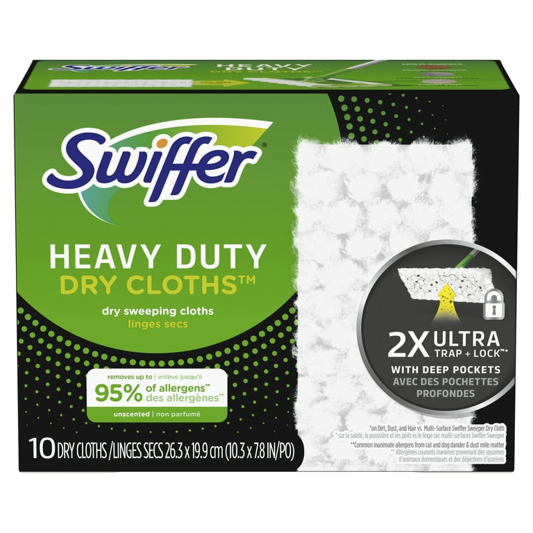 Swiffer® Sweeper™ Heavy Duty Multi-Surface Dry Cloth Refills for Floor  Sweeping and Cleaning