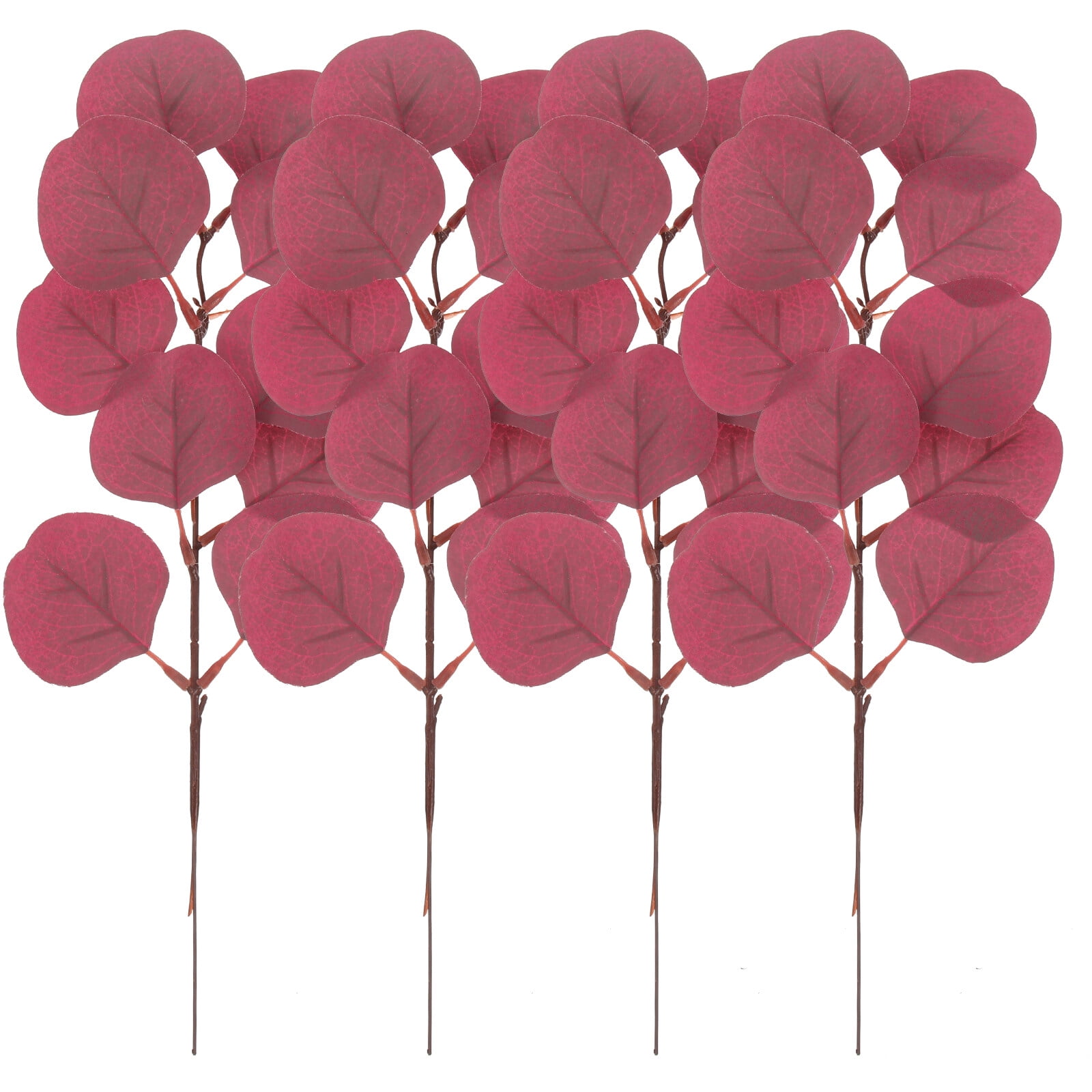 Eucalyptus Stems 4Pcs Eucalyptus Stems Artificial Eucalyptus Leaves Stems Leaf Branches For Home