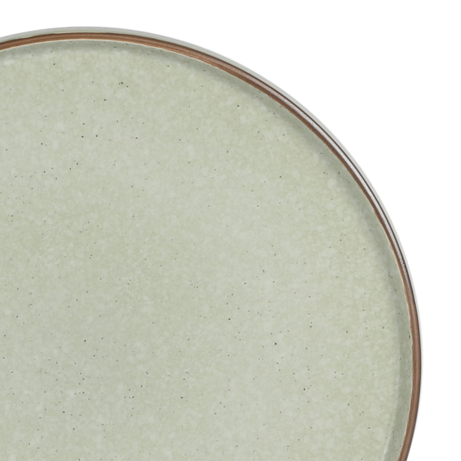 Gibson Elite Gelston Stoneware Matte Reactive Glaze 16 Piece (Service for 4) Plates and Bowl Dinnerware Set - Green