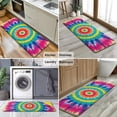 thumbnail image 6 of Colorful Rainbow Tie Dye Spiral Pattern Kitchen Rug Mat,Kitchen Runner Rugs Non Skid Washable,Decorative Kitchen Floor Mats for Kitchen,Sink,Laundry,17"x47.2", 6 of 7
