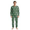 thumbnail image 2 of Family Matching Christmas Pajamas Set, Long Sleeve 2-Piece PJs for Family Members of All Ages, Christmas Themed Printed Soft Family Loungewear for Holiday Party, 2 of 5