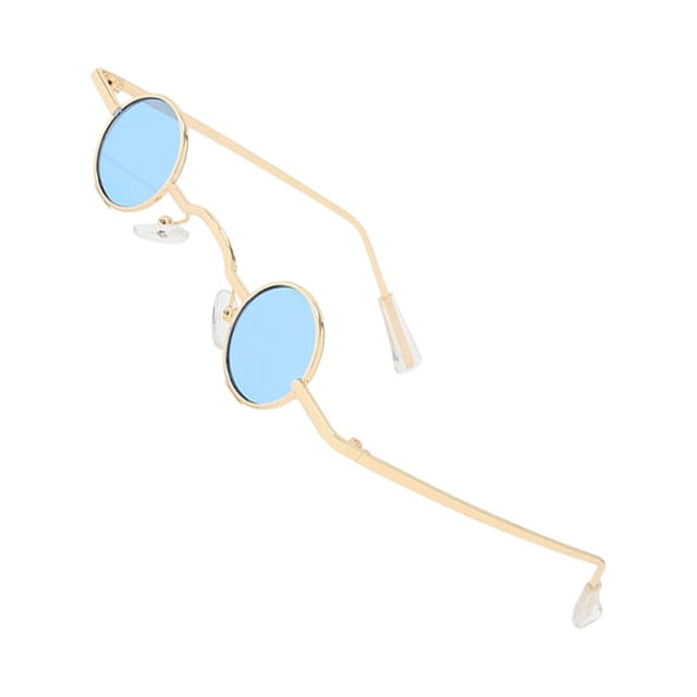 kurtrusly Cadre Rond Classique en Métal Rétro pour Style Tendance Confort Style 2 1ensemble
