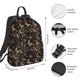 thumbnail image 2 of Easygdp Modern Golden Butterfly para Easygdp Yak - Mochila Casual Ligera y Resistente para Viaje y Senderismo para Hombres y Mujeres, 2 of 7