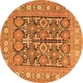 thumbnail image 1 of Ahgly Company Indoor Round Persian Orange Traditional Area Rugs, 6' Round, 1 of 1