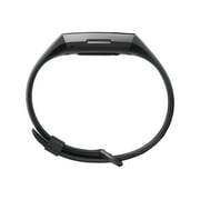Fitbit Charge 3 - Graphite - activity tracker with sport band - black - monochrome - Bluetooth - 1.06 oz