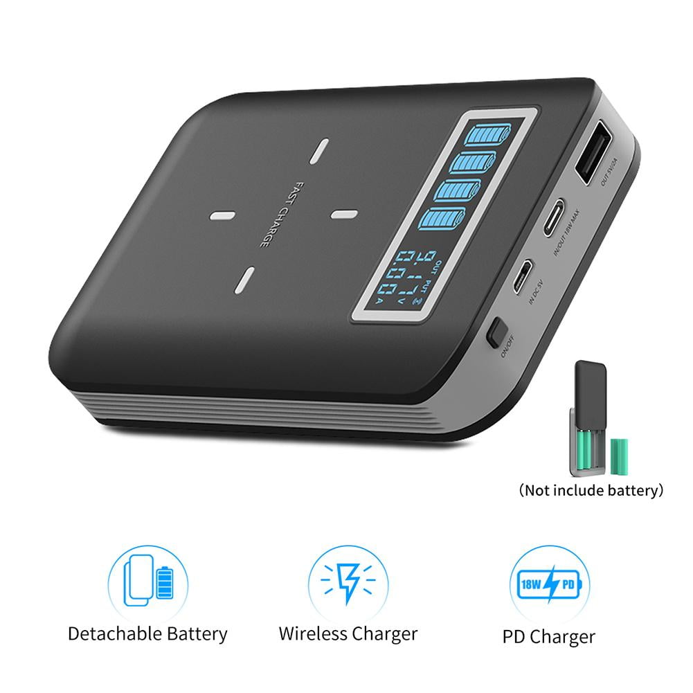 Wireless Charger Box Portable Smart Universal Adapter with LED Display