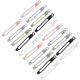 thumbnail image 4 of Cable Ties Reusable Silicone Wire Organizer Prevent Winding Travel Office Use 10.6x1.2cm 20Pcs, 4 of 4