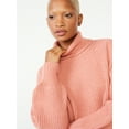 thumbnail image 5 of Free Assembly Women's Cowl Neck Sweater with Pleated Shoulders, 5 of 5