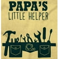 thumbnail image 2 of Papa's Little Helper Handyman Dad Toddler Boy Girl T Shirt Infant Toddler Brisco Brands 24M, 2 of 6