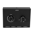 thumbnail image 4 of 3X 4 Port Audio Switch, 3.5mm Audio Switcher, Stereo AUX Audio , 4 Input 1Output/1Input 4 Output Switcher Box,3 x 3.5mm Audio Switch Switcher 3 x 3.5mm Audio cable,Black, 4 of 8