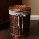 thumbnail image 4 of Cesto de almacenamiento de ropa, cesto de lavandería, barril de ratán, grande, para ropa, juguetes, pinzas, hogar, con tapa, organizador discreto, 4 of 5