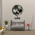 thumbnail image 3 of Beautiful Gemini Symbol - Twins Symbol Air Sign Horoscope Astrological Chart Zodiac Signs Vinyl Wall Art Sticker Decal For Home Room Wall Office Living Room Wall Decoration Decal Size(20x20 inch), 3 of 3