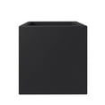thumbnail image 3 of LeisureMod Fern Fiberstone and MGO Clay Planter, Mid-Century Modern Square Planter Pot for Indoor and Outdoor (Black, 24 Inch), 3 of 7