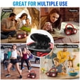 thumbnail image 4 of PYLE Reproductor de CD portátil, reproductores de CD para el hogar, reproductor de CD portátil, potencia máxima de 50 W, Bluetooth, USB, AUX, radio AM/FM, carga superior, incluye cable de alimentación, 4 of 5