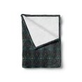 thumbnail image 2 of Tribal Soft Flannel Fleece Blanket, Prehistoric Bohemian Geometric Pattern Quirky Motif on Dark Backdrop, Cozy Plush for Indoor and Outdoor Use, 70" x 90", Dark Blue Grey Multicolor, by Ambesonne, 2 of 5
