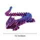 thumbnail image 1 of Adornos de ojos de dragón de simulación móvil con articulaciones a escala | Dragones impresos con detalles de 30 cm | Múltiples opciones de color | Regalo único para coleccionistas, 1 of 5