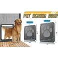 thumbnail image 2 of Screen Dog Door, Inside Door 12x14x0.4 Inch, Lockable Pet Screen Door, 2 of 5
