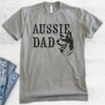 thumbnail image 2 of Aussie Dad T-Shirt, Unisex Men's Shirt, Australian Shepherd, Aussie Owner, Funny Dog Dad Gift, Dark Heather Gray, Medium, 2 of 6