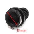 thumbnail image 3 of Unique Bargains 54mm Inlet Dia Black Motorcycle Air Intake Filter Cleaner w Adjustable Clamp, 3 of 3