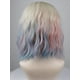 thumbnail image 5 of Peluca AKZKQKER Enid, rubia rizada, rosa y azul con diadema, 5 of 7