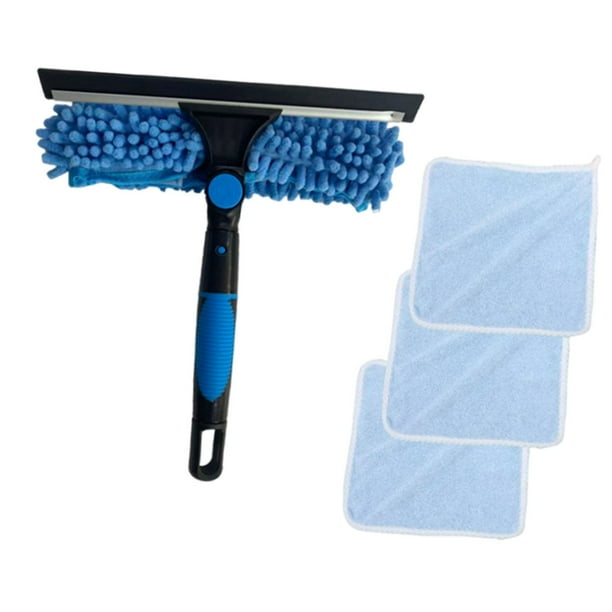 Herramienta limpiadora de ventanas Práctica profesional Fácil de usar Multifuncional con 3 Azul