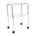 thumbnail image 3 of Bunblic Bird Cage Stand Bathroom Tray Iron Frame Simple Multipurpose Practical Pet Cage Stand Side Table for Home Laundry Living Room White, 3 of 8