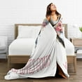 thumbnail image 5 of Wijzvio Just A Girl Who Loves Goats Throw Blanket Soft Fuzzy Fleece Blanket For Couch Bed Living Room Decoration 60"X50", 5 of 9