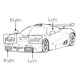 thumbnail image 1 of 1 par de cubiertas de espejo retrovisor de automóvil para E65 E66 E67 E46 Coupe 51167074236 51167074235 Negro brillante, 1 of 5