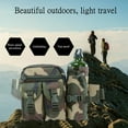 thumbnail image 4 of ESULOMP Multi Functional Waist Pack Single Shoulder Hip Belt Bag Packs Water Resitive Waist Bag Pouch Hiking Climbing Outdoor Bumbag with Water Bottle Pocket Camouflage, 4 of 7