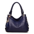 thumbnail image 1 of LHSHID Women Leather Handbags Women Messenger Bags Designer Crossbody Bag Women Shoulder Bags Female Top-handle Bags Vintage Retro Tote, 1 of 6